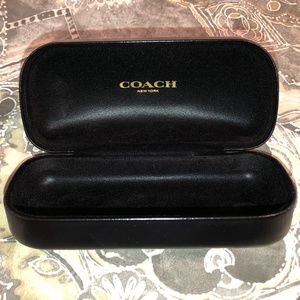 NEW - COACH Sunglasses case with cleaning cloth